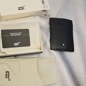 MontBlanc leather card holder